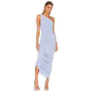 Norma Kamali Diana Gown in Celestial Blue Small